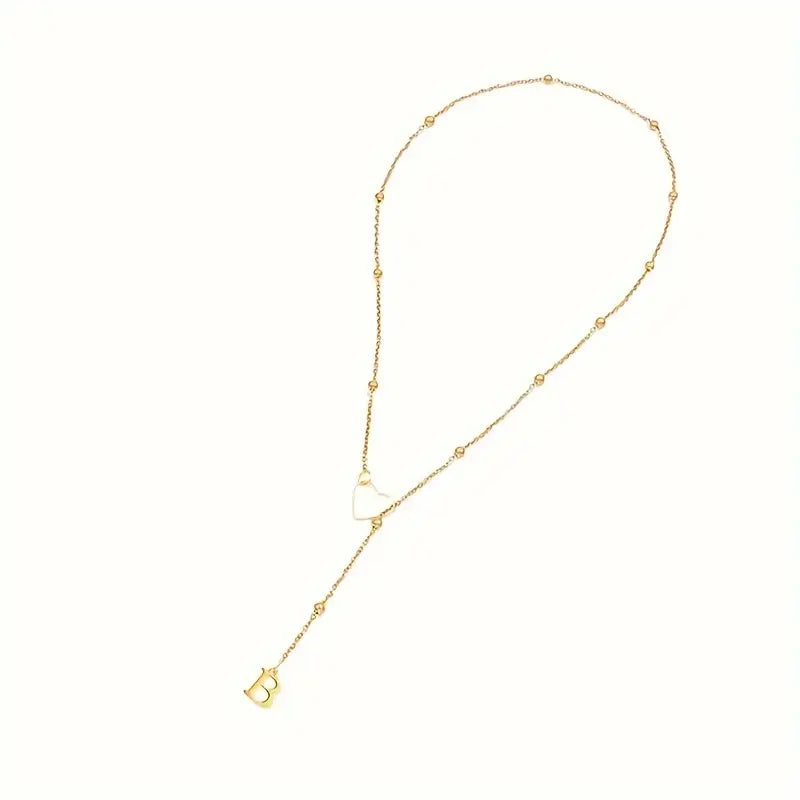 Love Dangling Letter Necklace