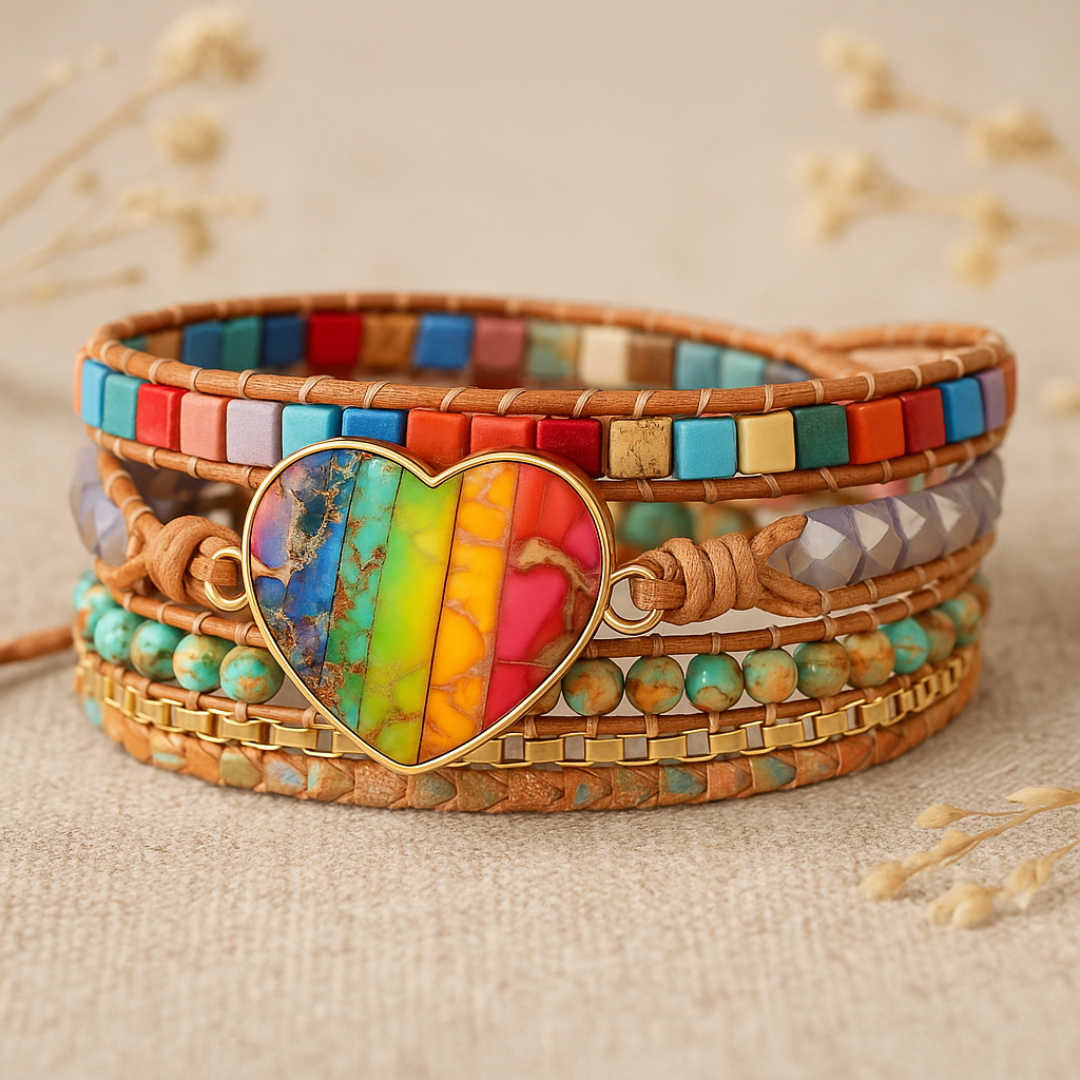 Jasper Chakra Love Bracelet