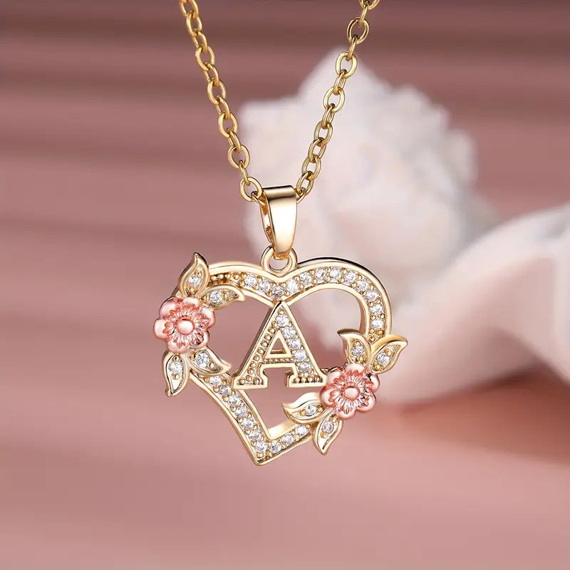 Love Bright Letter Necklace