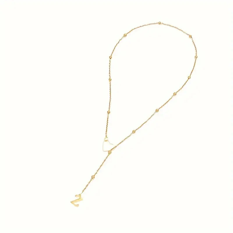 Love Dangling Letter Necklace