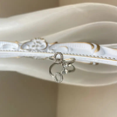 Adjustable Bright Letter Ring