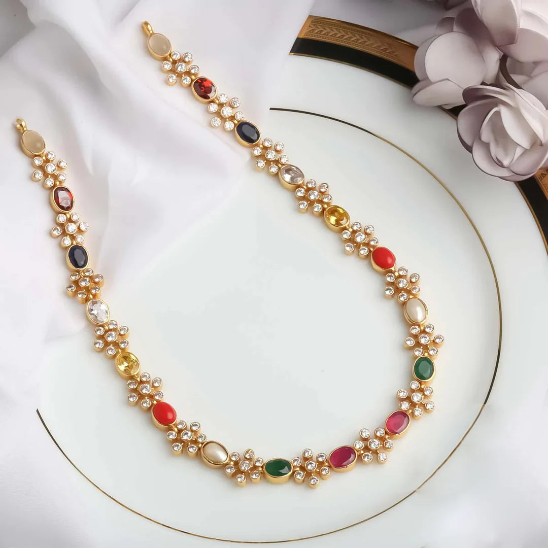 Green & Red Nia Necklace