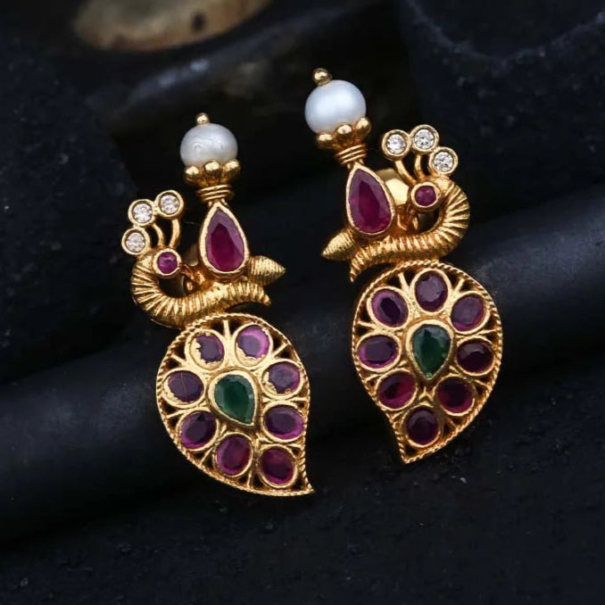 Red Crystal Ivar Earrings