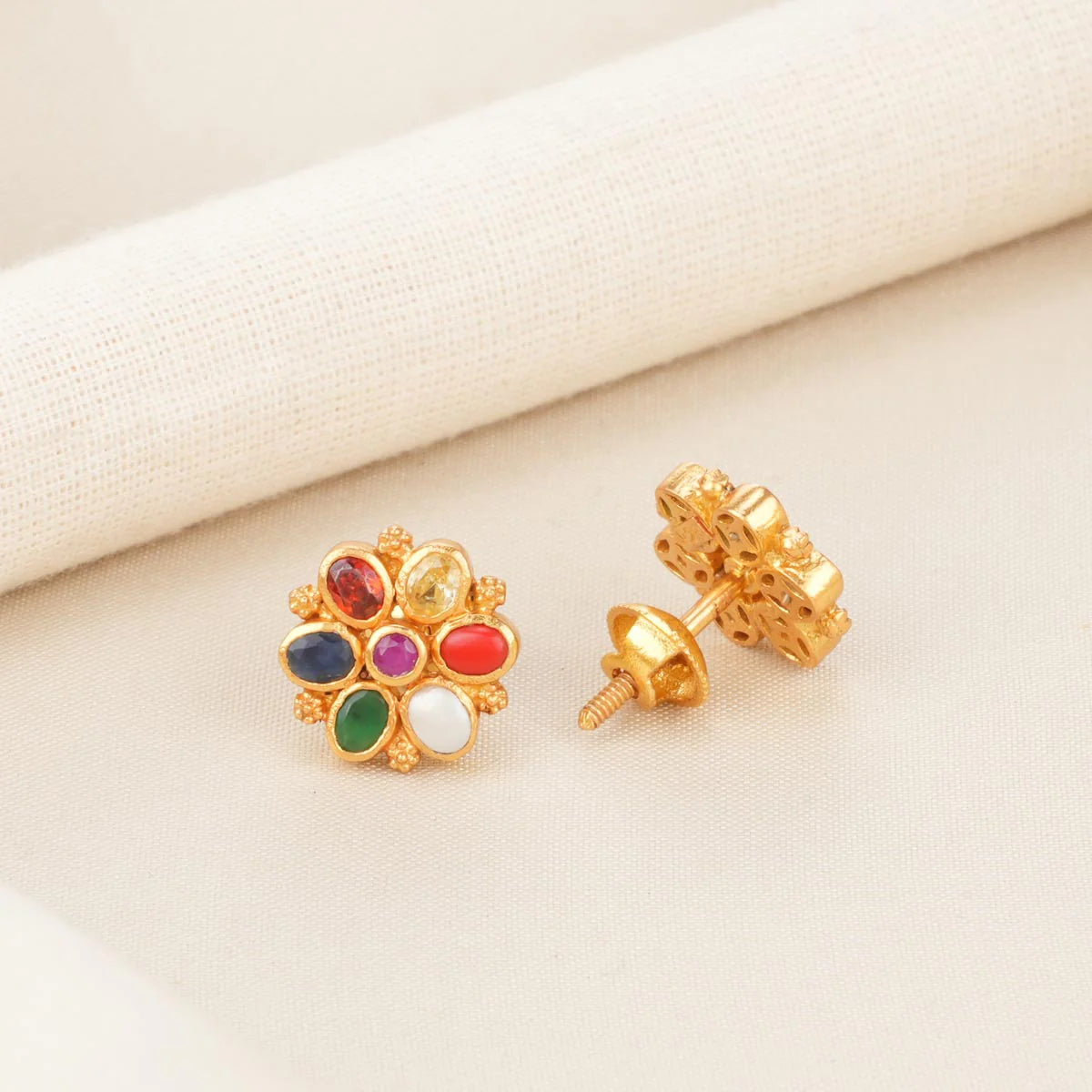 Colorful Stud Arania Earrings