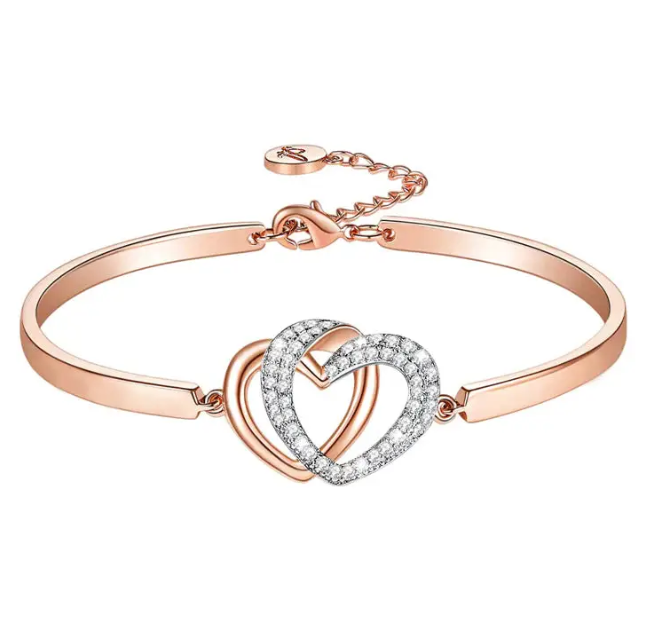 Forever Bond Double Heart Bracelet