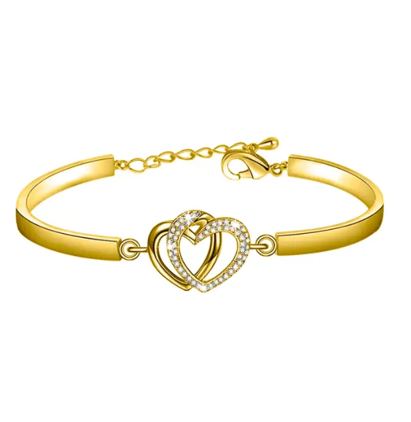 Forever Bond Double Heart Bracelet