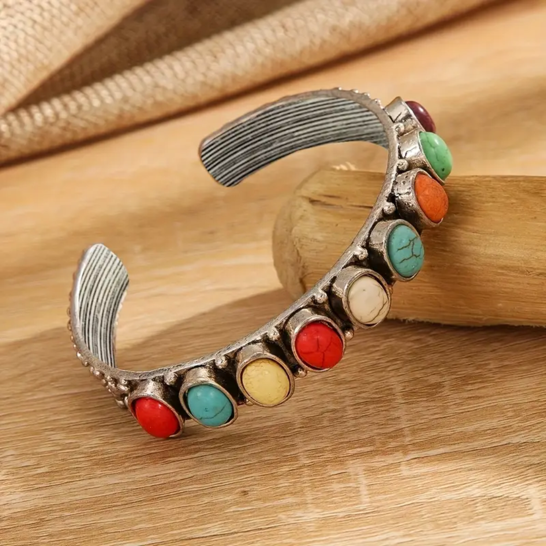 Chakra Stone Balance Cuff