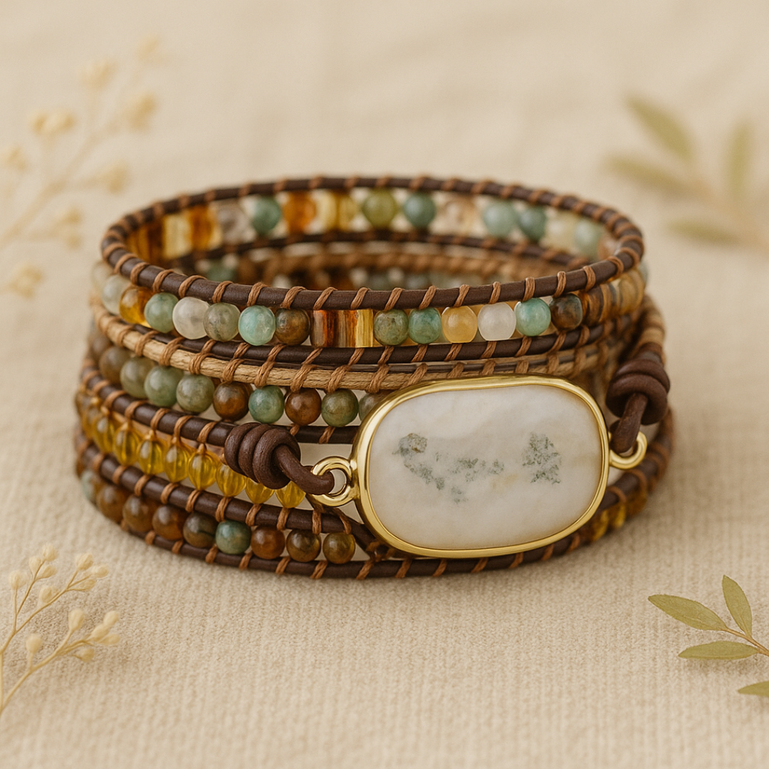 Moonlight Goddess Agate Bracelet