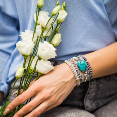 Turquoise & Amazonite Bracelet