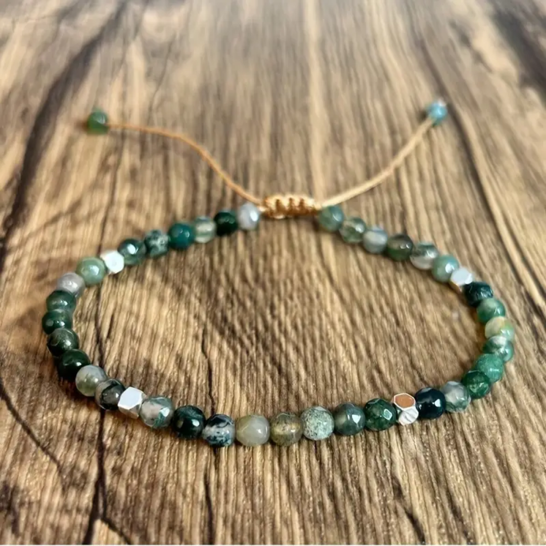 Moss Agate Serenity Bracelet
