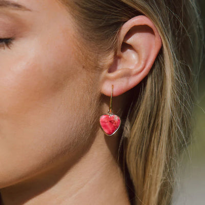 Jasper Love Drop Earrings