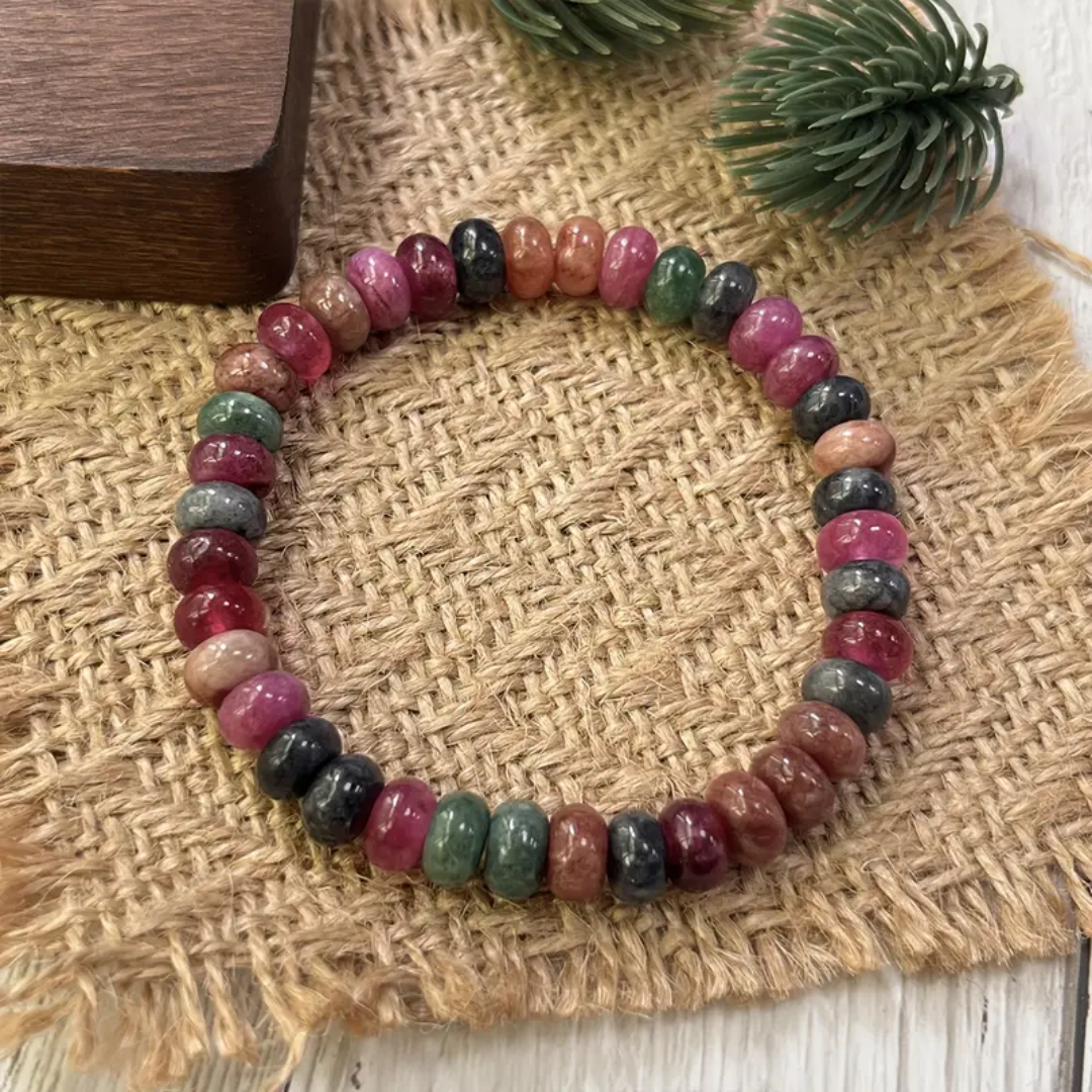 Rainbow Tourmaline Harmony Bracelet