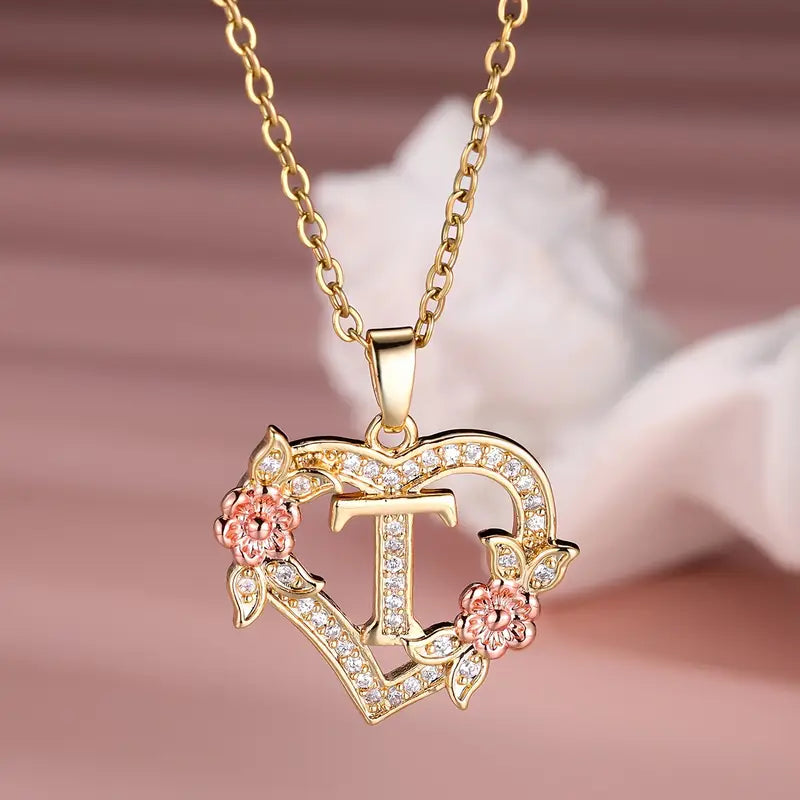Love Bright Letter Necklace