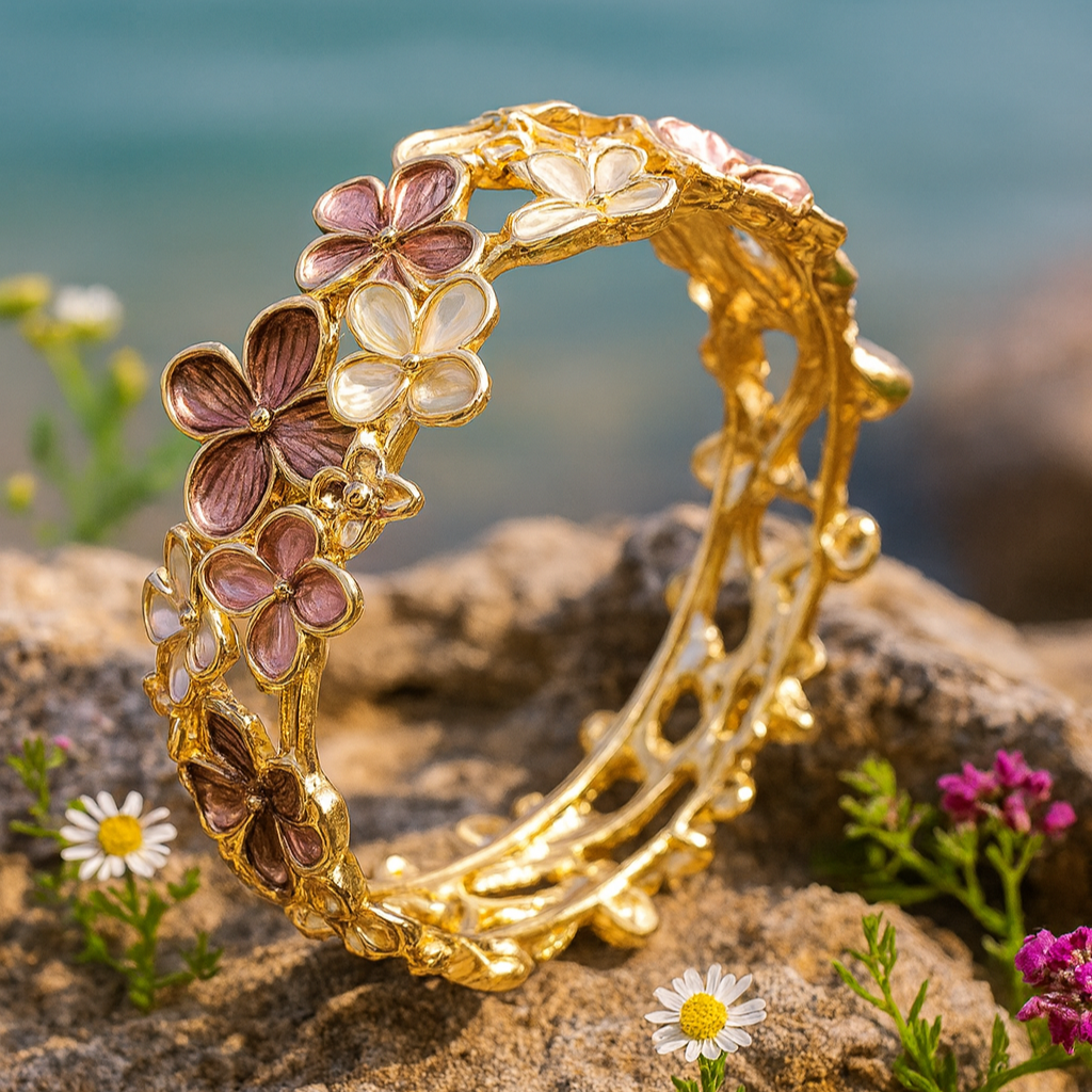 Golden Blossom Harmony Bracelet