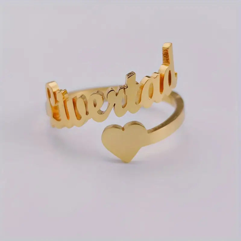 Adjustable Signature Love Ring