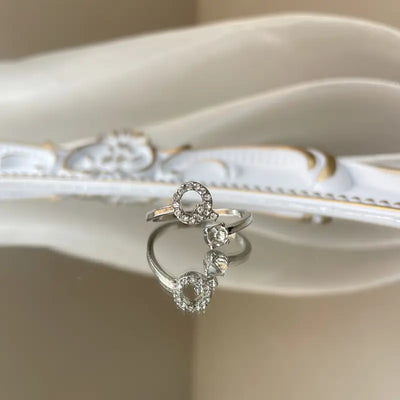 Adjustable Bright Letter Ring