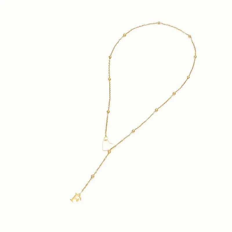 Love Dangling Letter Necklace