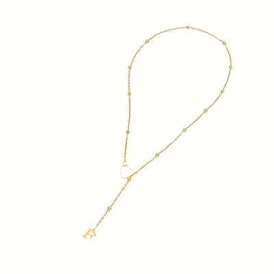 Love Dangling Letter Necklace