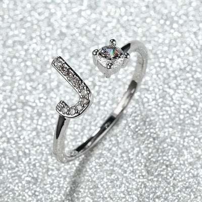Adjustable Bright Letter Ring