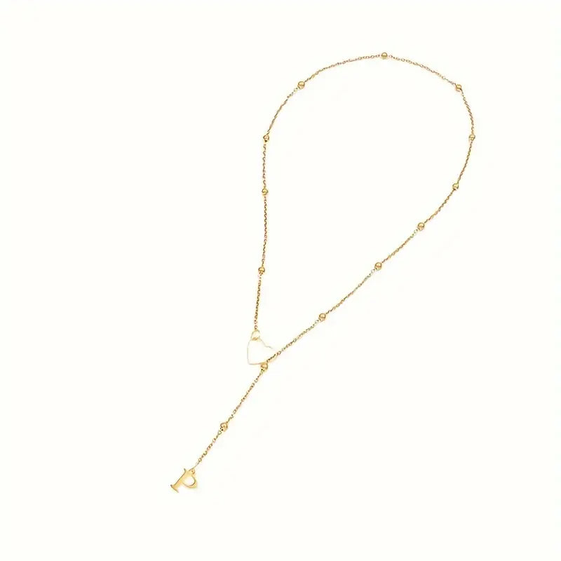 Love Dangling Letter Necklace