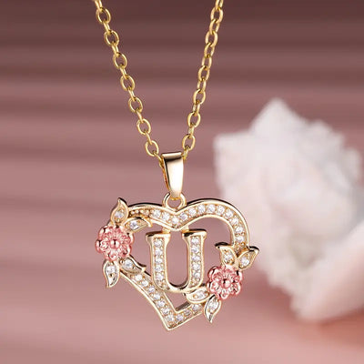 Love Bright Letter Necklace