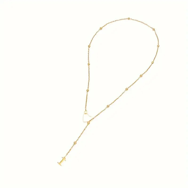 Love Dangling Letter Necklace