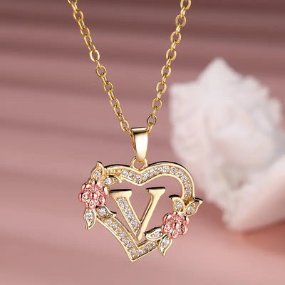 Love Bright Letter Necklace