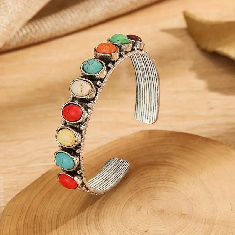 Chakra Stone Balance Cuff