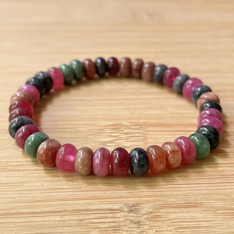 Rainbow Tourmaline Harmony Bracelet