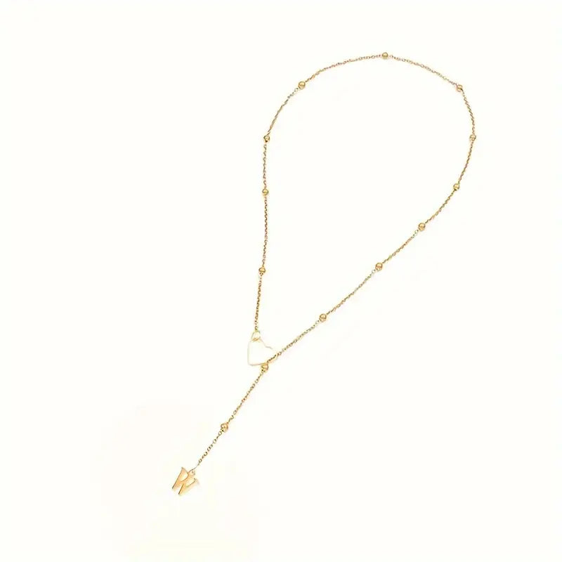Love Dangling Letter Necklace