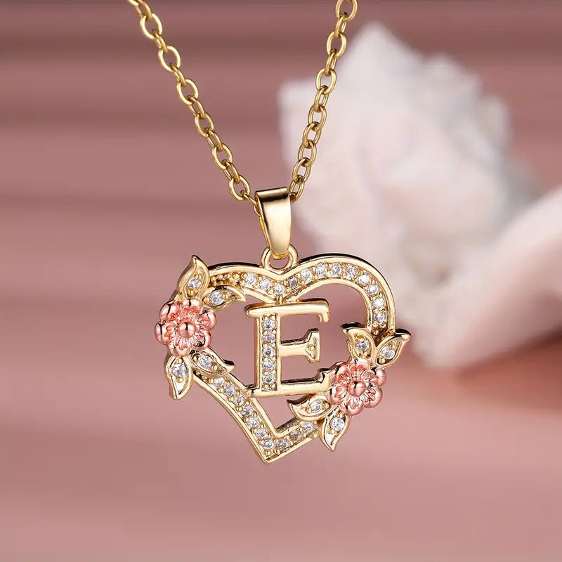 Love Bright Letter Necklace
