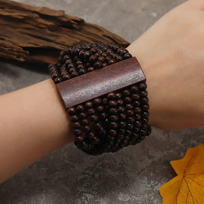 Sacred Wood Strength Bracelet