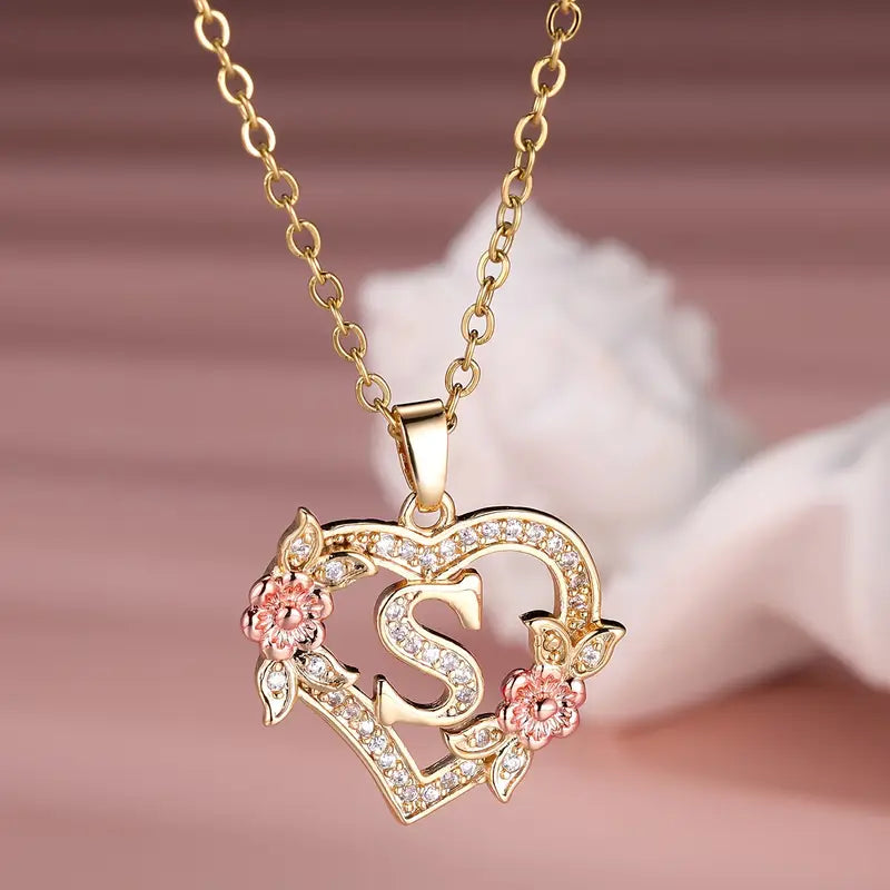 Love Bright Letter Necklace
