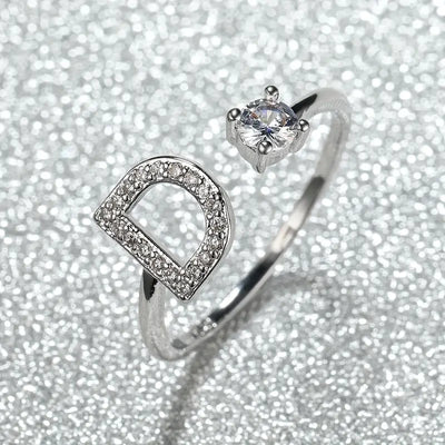 Adjustable Bright Letter Ring
