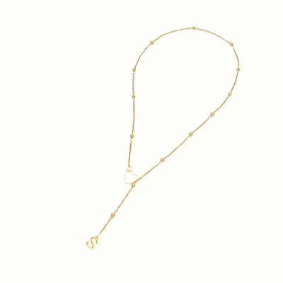 Love Dangling Letter Necklace