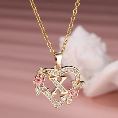 Love Bright Letter Necklace