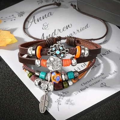Spirit Feather Protection Bracelet